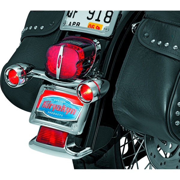 Kuryakyn Bullet Light Rear Bar For Harley-Davidson Chrome - Driven Powersports