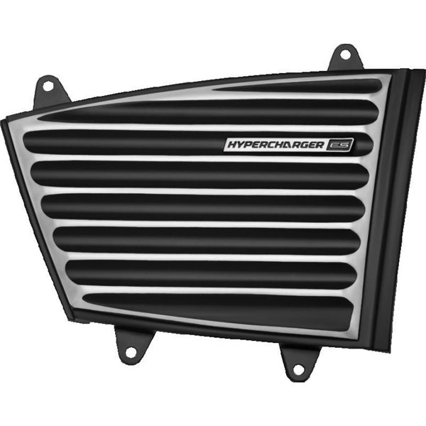 Kuryakyn Hypercharger Faceplate Black/Chrome - Driven Powersports