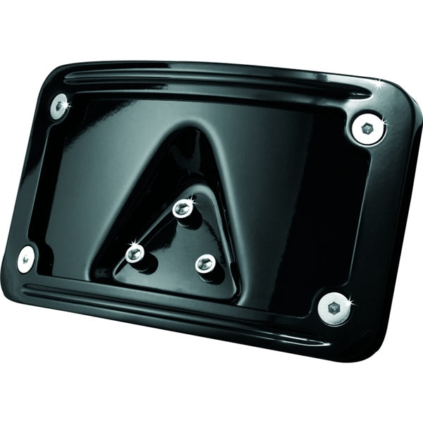Kuryakyn License Plate Frame For Honda Black - Driven Powersports