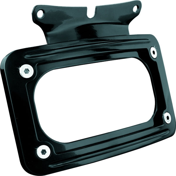 Kuryakyn License Plate Frame For Harley-Davidson Black - Driven Powersports