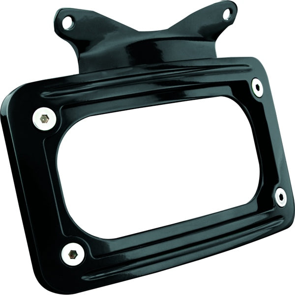 Kuryakyn License Plate Frame For Harley-Davidson Black - Driven Powersports