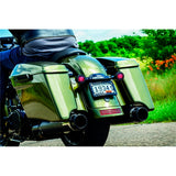 Kuryakyn License Plate Frame For Harley-Davidson Black - Driven Powersports