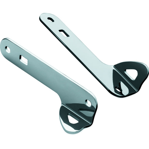 Kuryakyn Teardrop Tie-Down Bracket For Harley-Davidson Chrome - Driven Powersports