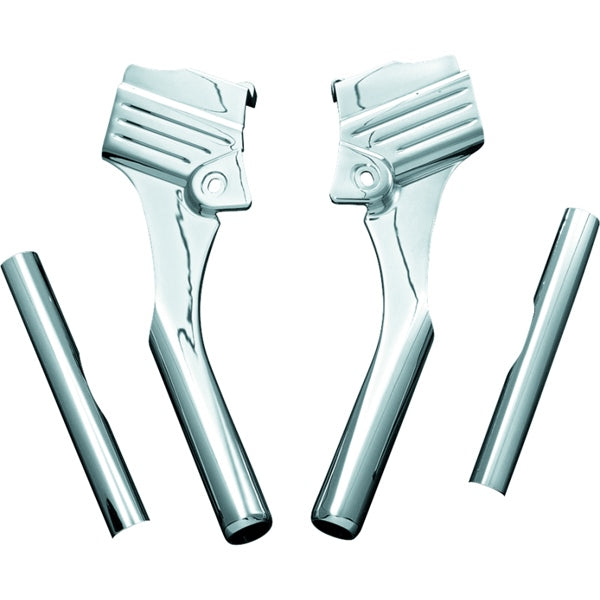 Kuryakyn Deluxe Neck Cover Kit For Harley-Davidson Chrome - Driven Powersports