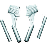 Kuryakyn Deluxe Neck Cover Kit For Harley-Davidson Chrome - Driven Powersports
