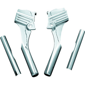 Kuryakyn Deluxe Neck Cover Kit For Harley-Davidson Chrome - Driven Powersports