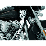Kuryakyn Deluxe Neck Cover Kit For Harley-Davidson Chrome - Driven Powersports