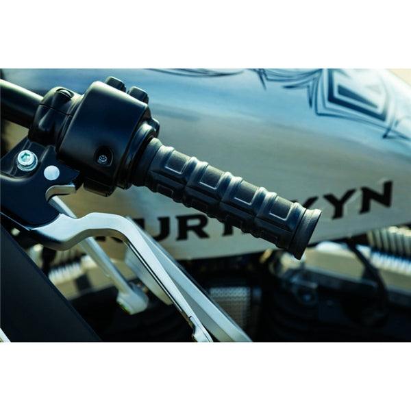 Kuryakyn Dillinger Grip Dual Cable Black - Driven Powersports