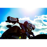 Kuryakyn Dillinger Handguard For Harley-Davidson Silver - Driven Powersports