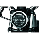 Kuryakyn Dillinger Headlight Trim Silver - Driven Powersports