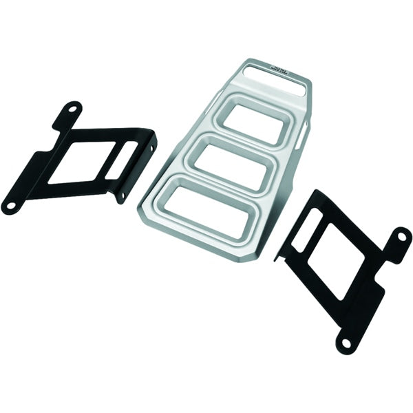 Kuryakyn Dillinger Luggage Rack For Harley-Davidson Silver - Driven Powersports