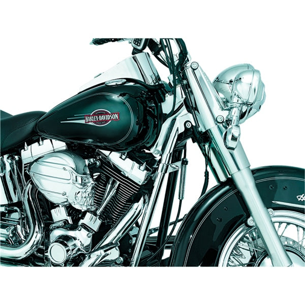 Kuryakyn KUR Downtube Cover For Harley-Davidson Chrome - Driven Powersports