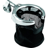 Kuryakyn Mesh Basket Drink Holder Perch Mount Chrome - Driven Powersports