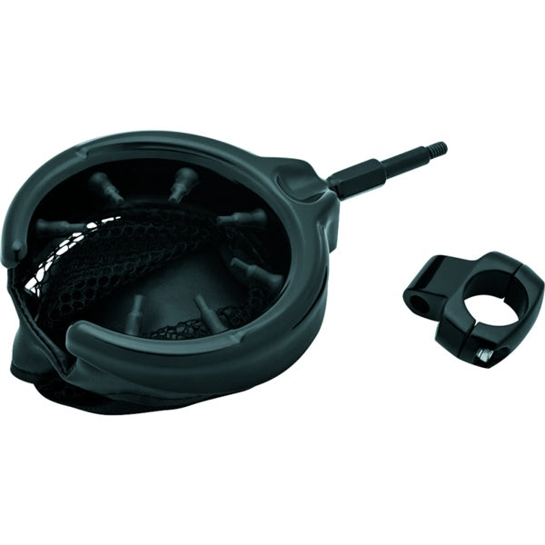 Kuryakyn Mesh Basket Drink Holder Perch Mount Black - Driven Powersports