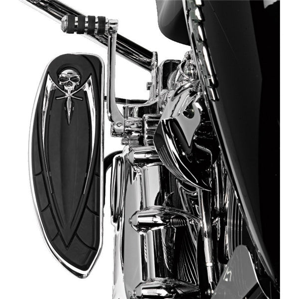 Kuryakyn Floorboard Relocator Bracket For Harley-Davidson Chrome - Driven Powersports