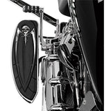 Kuryakyn Floorboard Relocator Bracket For Harley-Davidson Chrome - Driven Powersports