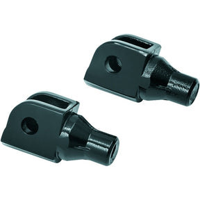 Kuryakyn Front Tapered Peg Adapter For Honda / Suzuki / Triumph Black - Driven Powersports