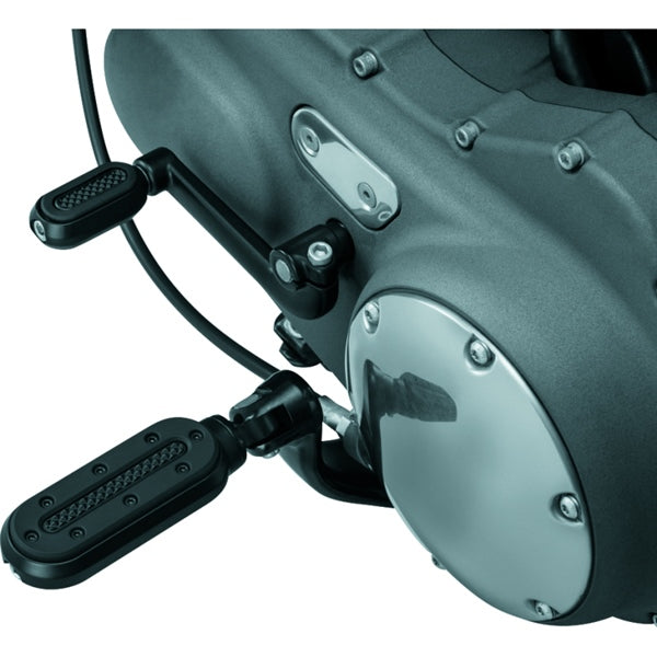 Kuryakyn Heavy Industry Peg With Adapter Black - Driven Powersports