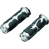 Kuryakyn ISO Flame Grip Dual Cable Chrome - Driven Powersports