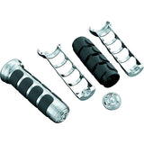 Kuryakyn ISO Grip For Heated Grip For Harley-Davidson / Honda Black - Driven Powersports