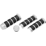 Kuryakyn ISO Grip For Heated Grip For Harley-Davidson Chrome - Driven Powersports