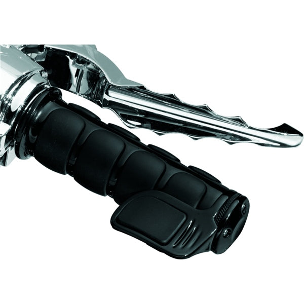 Kuryakyn ISO Grip Metric For Harley-Davidson / Kawasaki & More Black - Driven Powersports