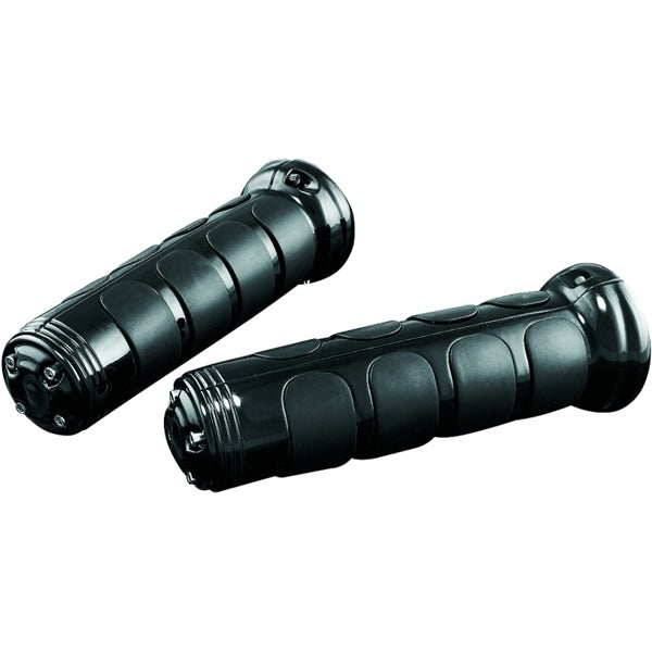 Kuryakyn ISO Grip Cover For Harley-Davidson / Honda Black - Driven Powersports