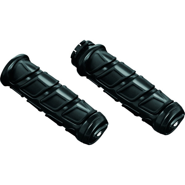 Kuryakyn Kinetic Grip For Harley-Davidson / Kawasaki / Suzuki & More Black - Driven Powersports