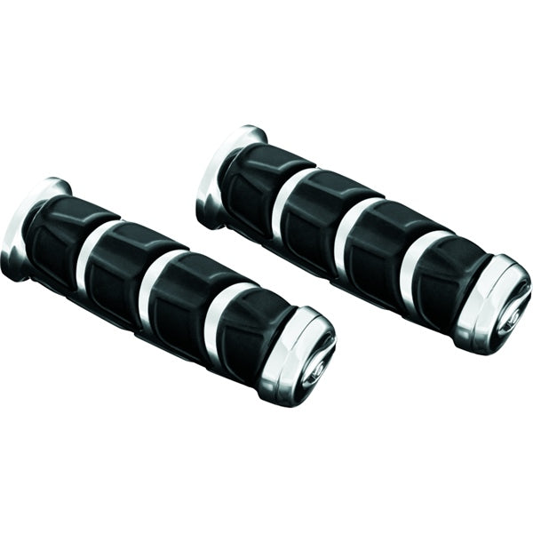 Kuryakyn Kinetic Grip For Honda / Suzuki Chrome - Driven Powersports