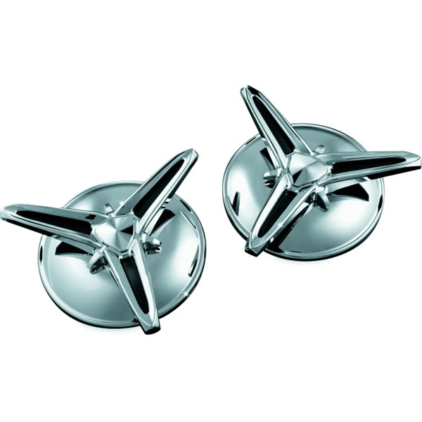 Kuryakyn Knock-Off Center Cap For Harley-Davidson Chrome - Driven Powersports