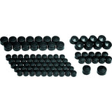 Kuryakyn Twin Cam & Evolution Bolt Cover Kool Kaps Engine Kit Black - Driven Powersports