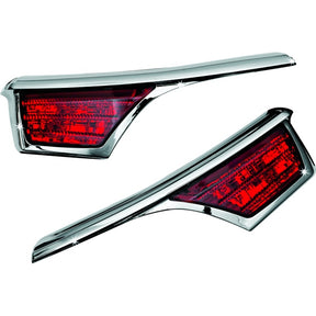 Kuryakyn LED Passenger Armrest Trims With Turn Signal For Honda Chrome - Driven Powersports