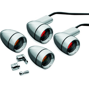Kuryakyn Late Style Turn Signal Kit For Harley-Davidson Chrome - Driven Powersports
