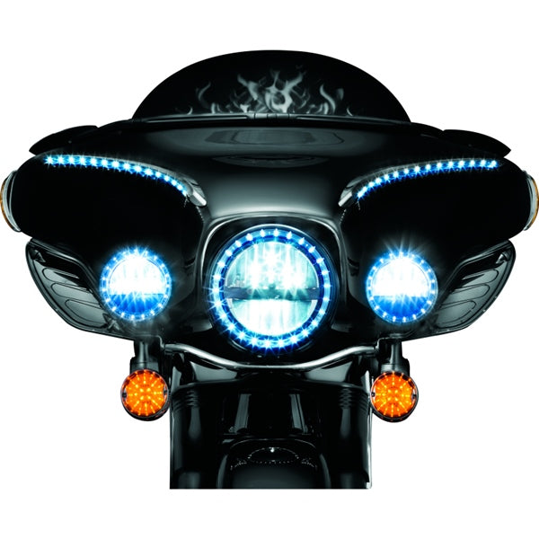 Kuryakyn LED Front Turn Signal Conversion Lense For Harley-Davidson - Driven Powersports