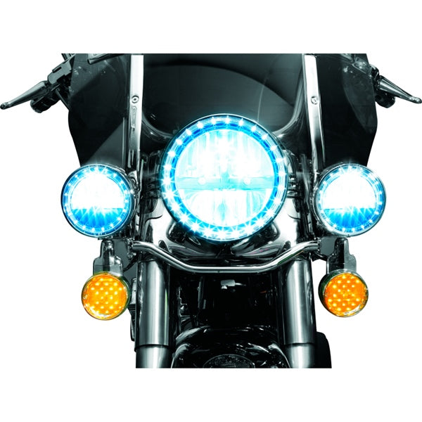 Kuryakyn LED Front Turn Signal Conversion Lense For Harley-Davidson - Driven Powersports