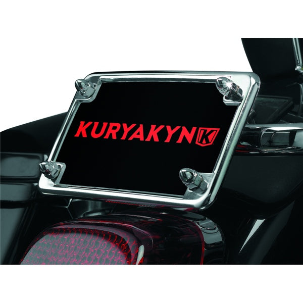 Kuryakyn License Frame & Backing Plate For Suzuki Chrome - Driven Powersports