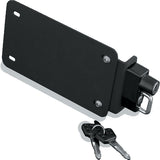 Kuryakyn License Plate Helmet Lock Black - Driven Powersports
