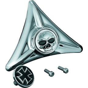 Kuryakyn License Plate Mounting Hole Cover Zombie Chrome - Driven Powersports