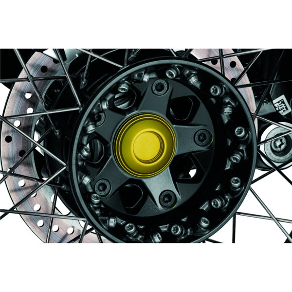 Kuryakyn Lodestar Rear Axle Slider For Bmw Gold - Driven Powersports