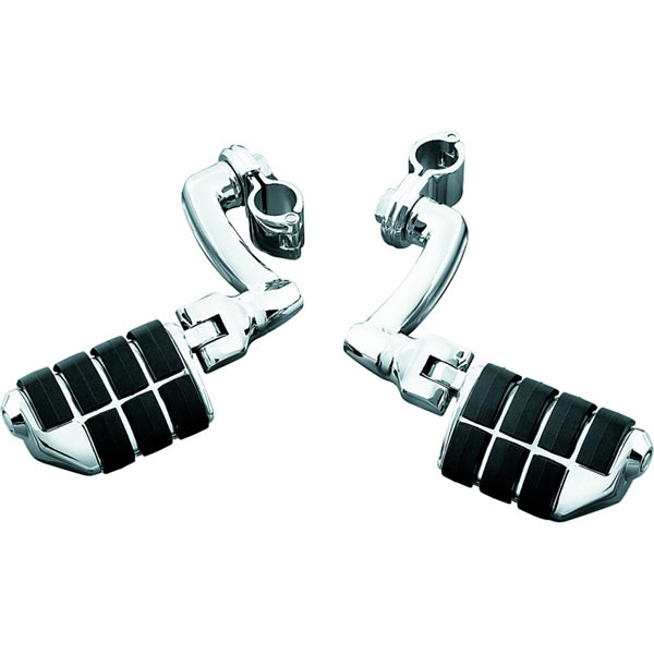 Kuryakyn Longhorn Offset Dually ISO Peg With Clamp Chrome - Driven Powersports