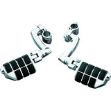 Kuryakyn Longhorn Offset Dually ISO Peg With Clamp Chrome - Driven Powersports