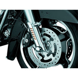 Kuryakyn Lower Leg Deflector Shield For Harley-Davidson Chrome - Driven Powersports