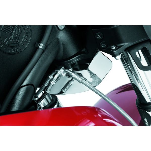 Kuryakyn Lower Tree Wind Deflector For Harley-Davidson / Indian Chrome - Driven Powersports