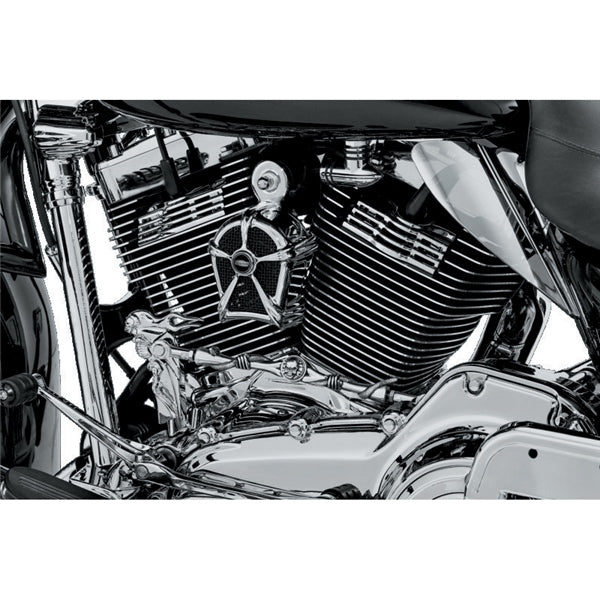 Kuryakyn Mach 2 Horn Cover Chrome/Black - Driven Powersports