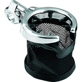 Kuryakyn Mesh Basket Drink Holder Chrome - Driven Powersports