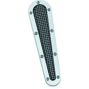 Kuryakyn Mesh Dash Insert For Harley-Davidson Chrome - Driven Powersports