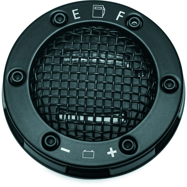 Kuryakyn Mesh LED Fuel & Battery Gauge For Harley-Davidson Black - Driven Powersports
