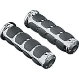 Kuryakyn Metric ISO Grip For Harley-Davidson / Kawasaki & More Chrome - Driven Powersports