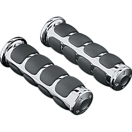 Kuryakyn Metric ISO Grip For Harley-Davidson / Kawasaki & More Chrome - Driven Powersports