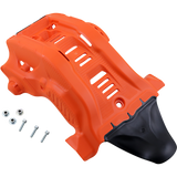 ACERBIS SKID PLATE KTM HUS Orange 16/White 20 Front - Driven Powersports